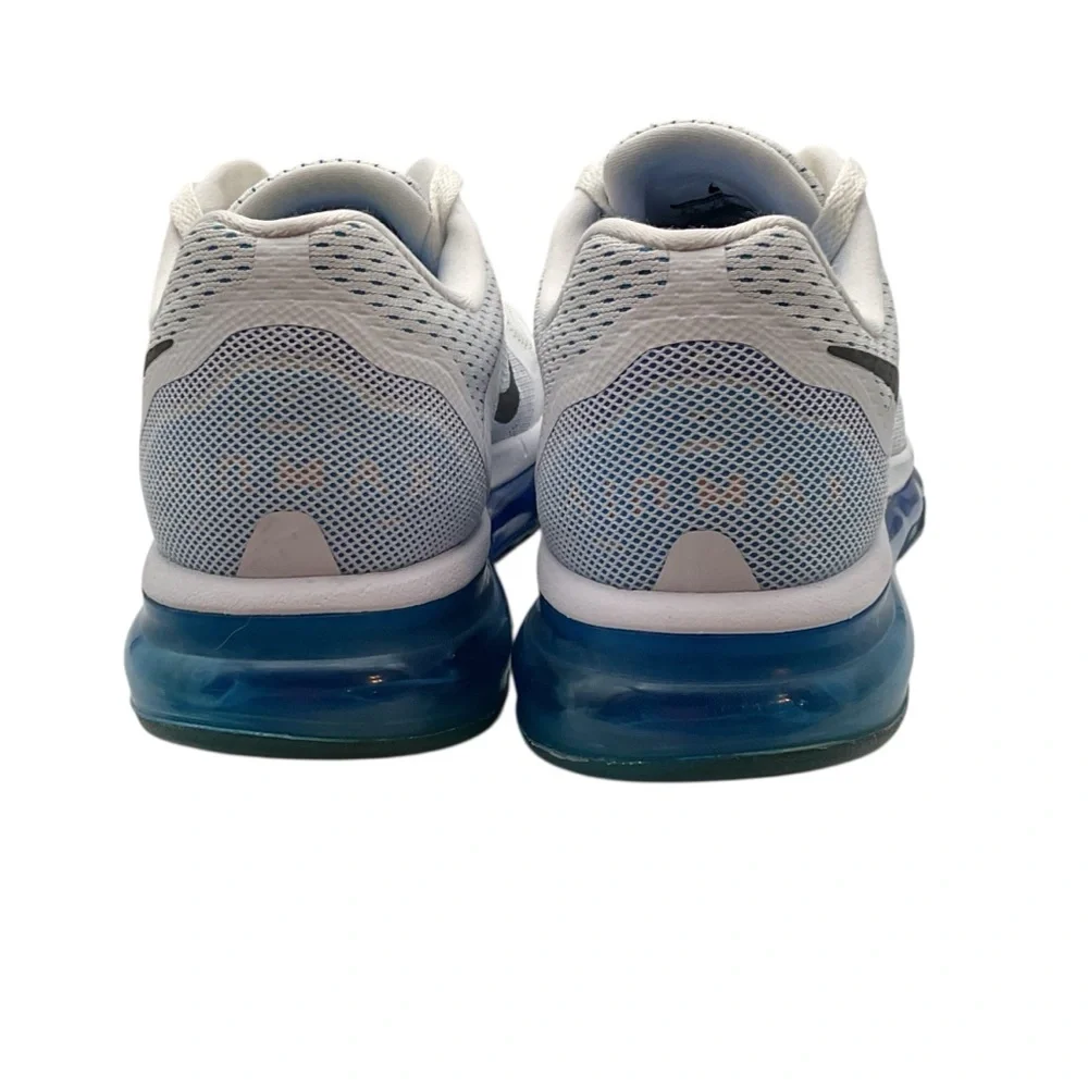 Nike Blue and Green Sneakers with‎ Grid Sole Traction size 8.5